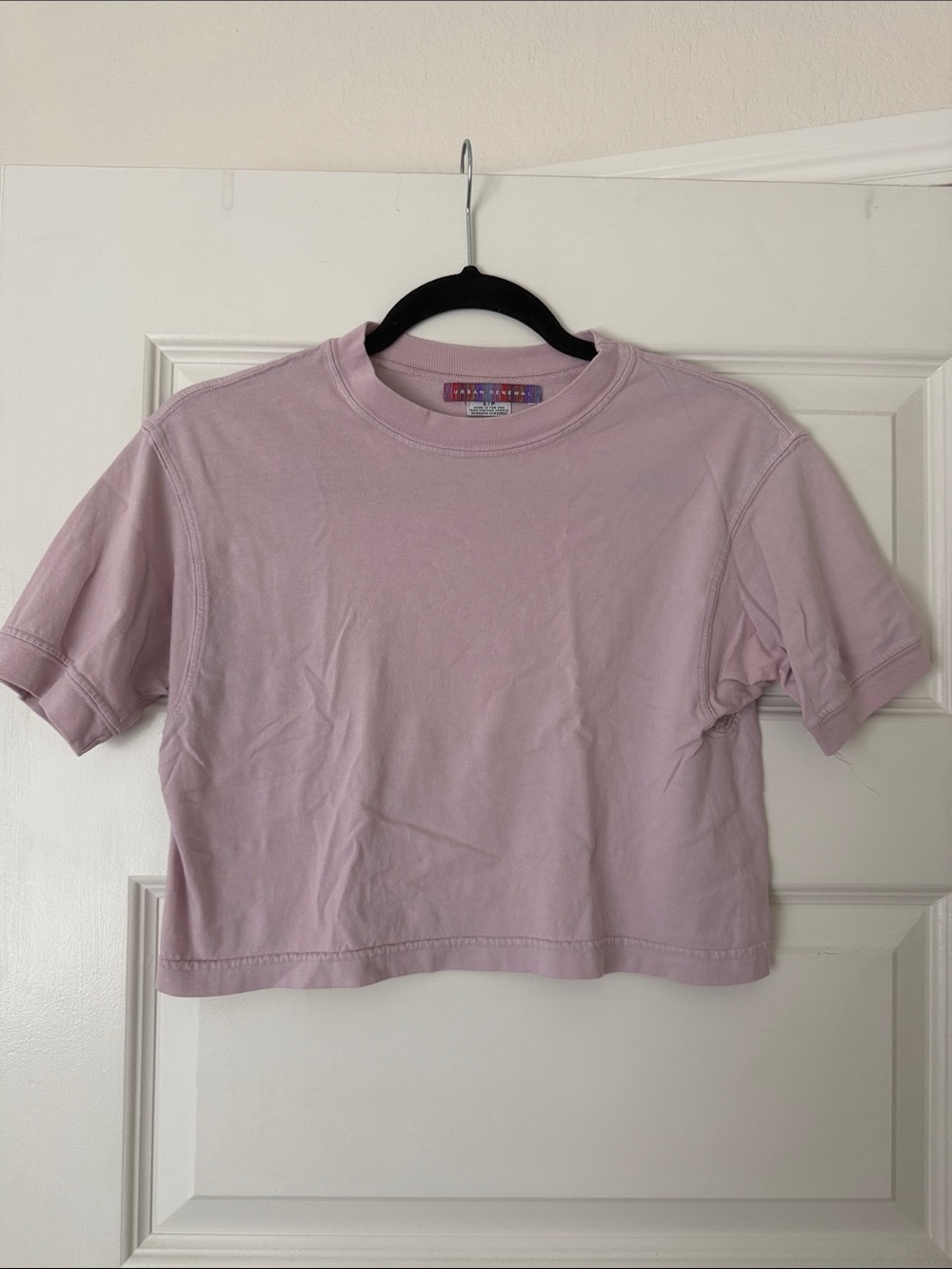 Urban Outfitters Lavender Cropped Tee